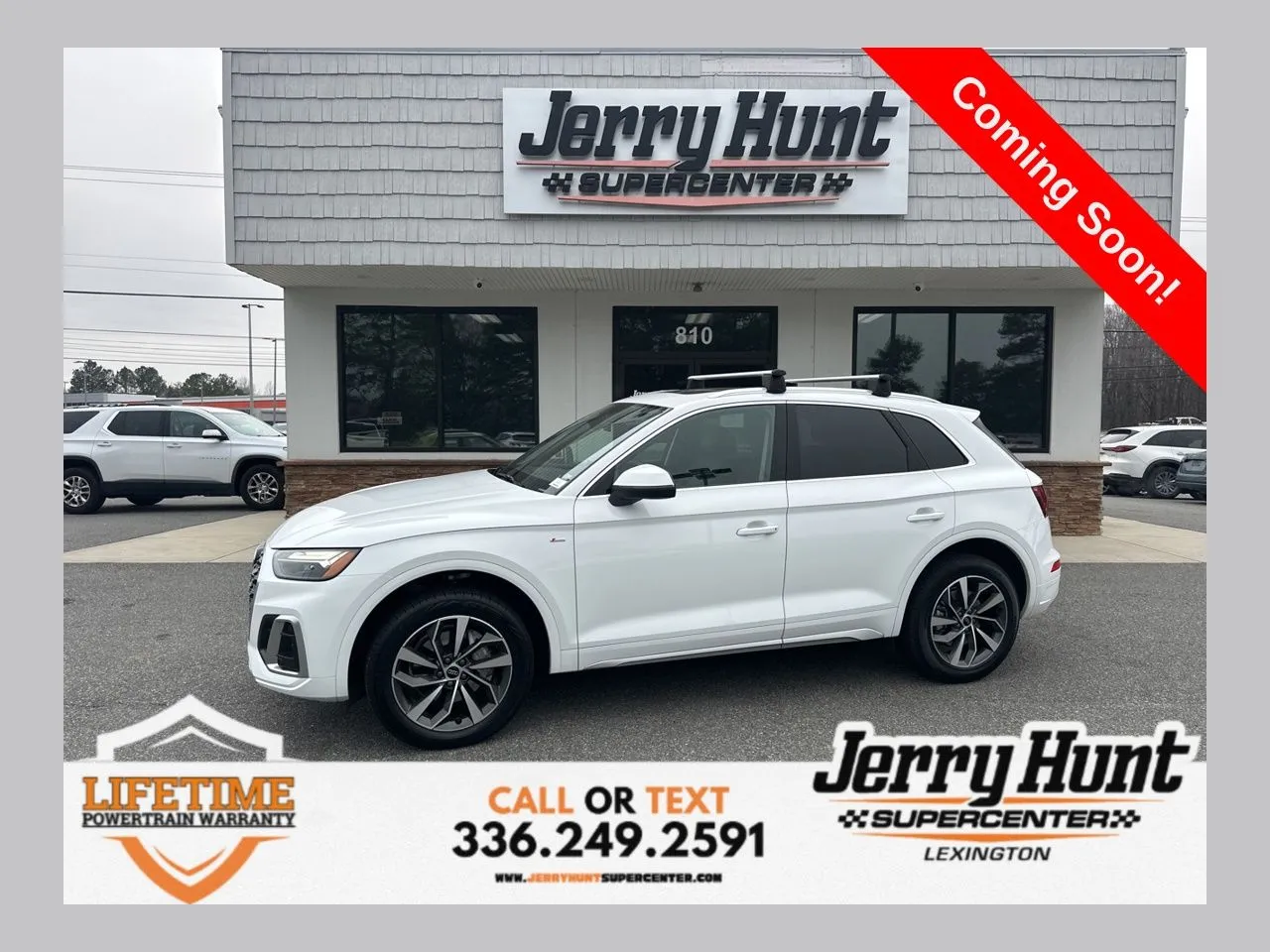 White 2024 Audi Q5 45 S line Premium for sale in Lexington, NC