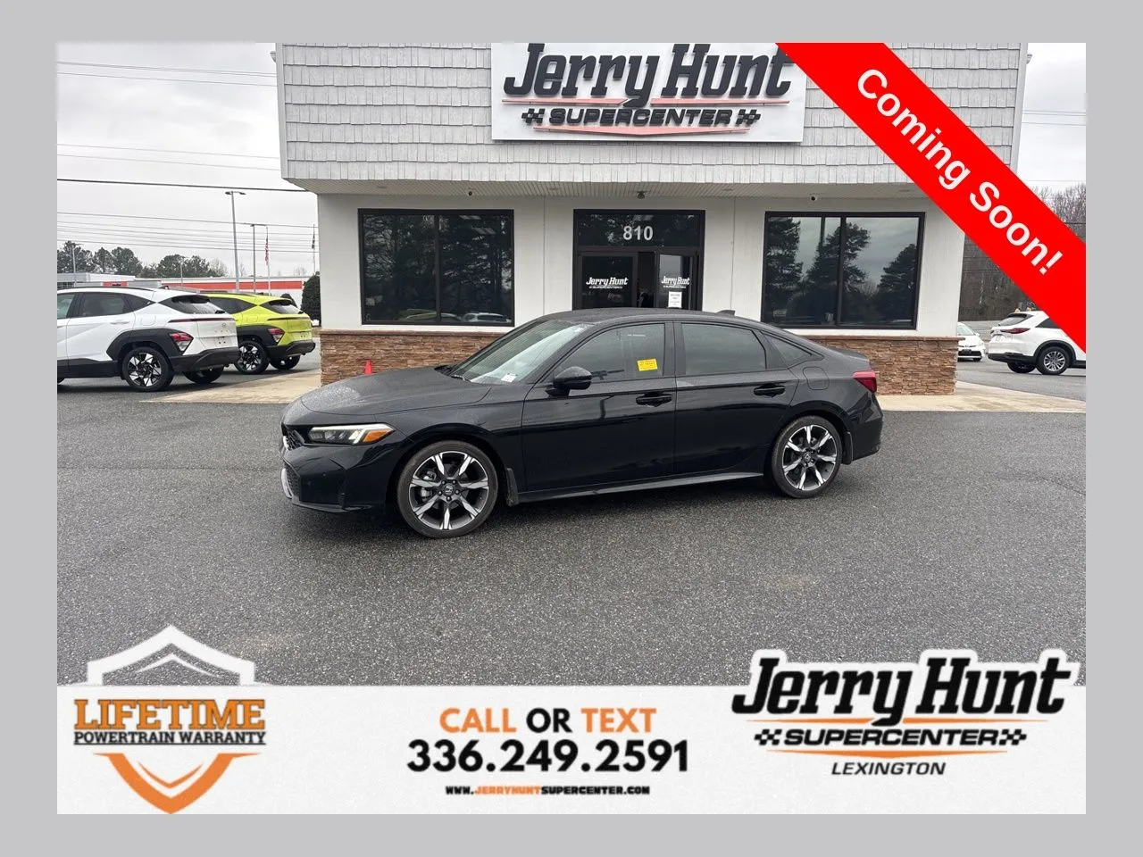 Black 2025 Honda Civic Hybrid Sport for sale in Lexington, NC