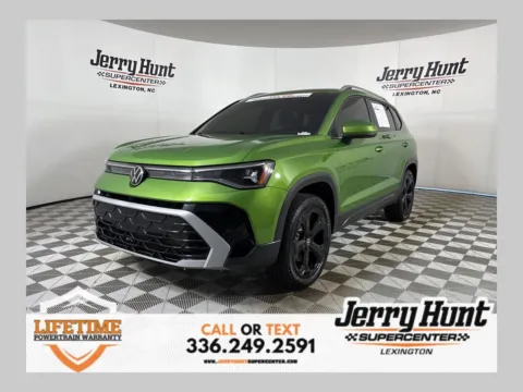 Green 2025 Volkswagen Taos 1.5T SEL for sale in Lexington, NC