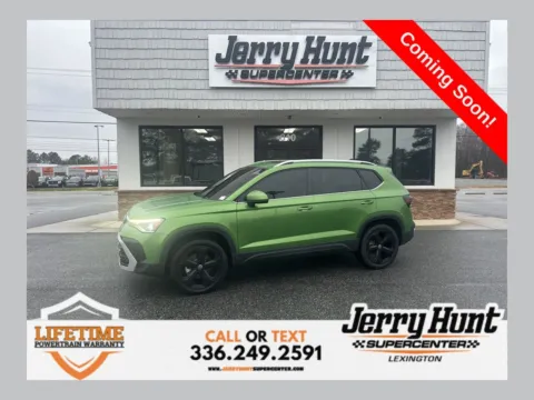 Green 2025 Volkswagen Taos 1.5T SEL for sale in Lexington, NC