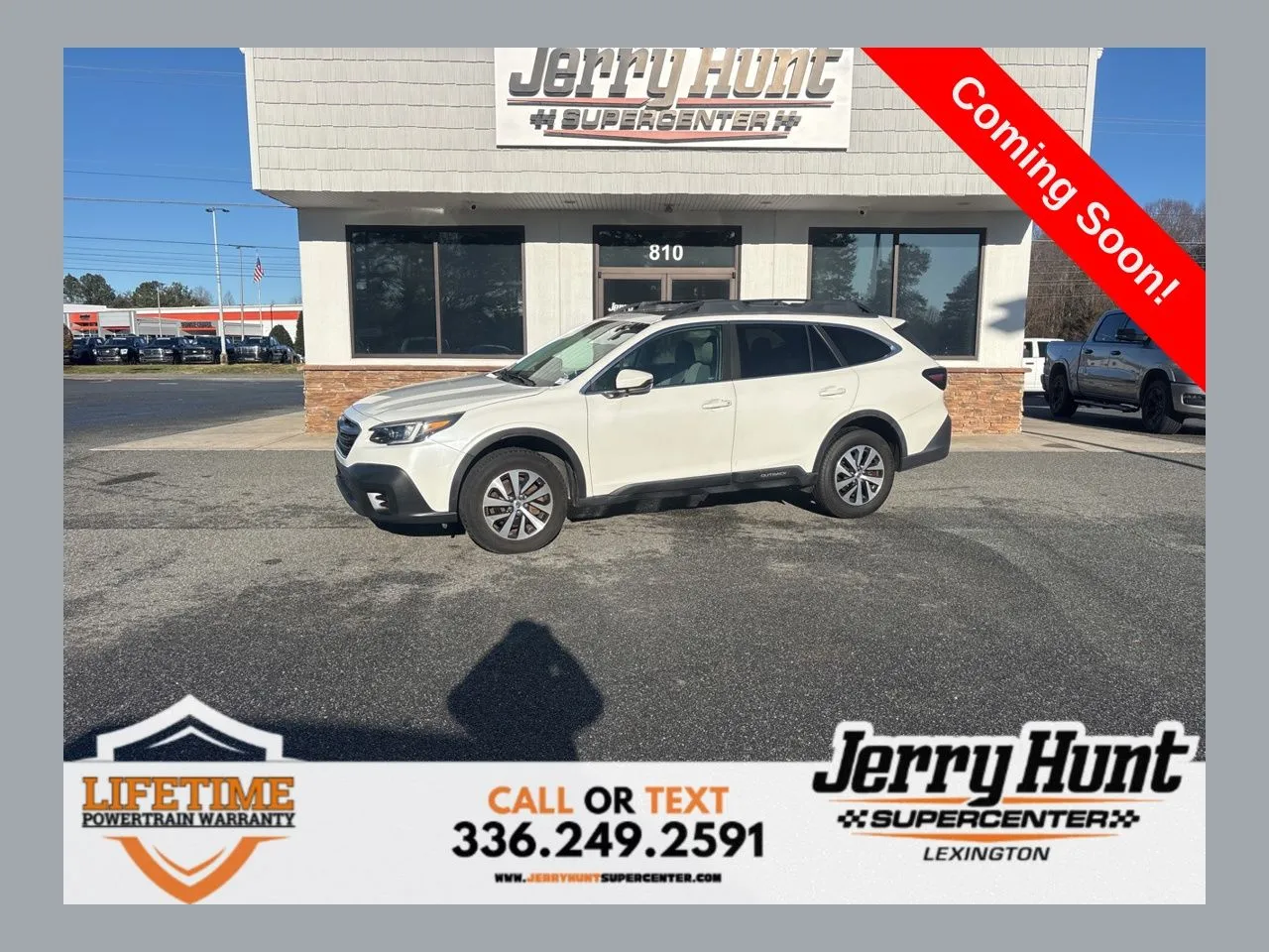 White 2021 Subaru Outback Premium for sale in Lexington, NC