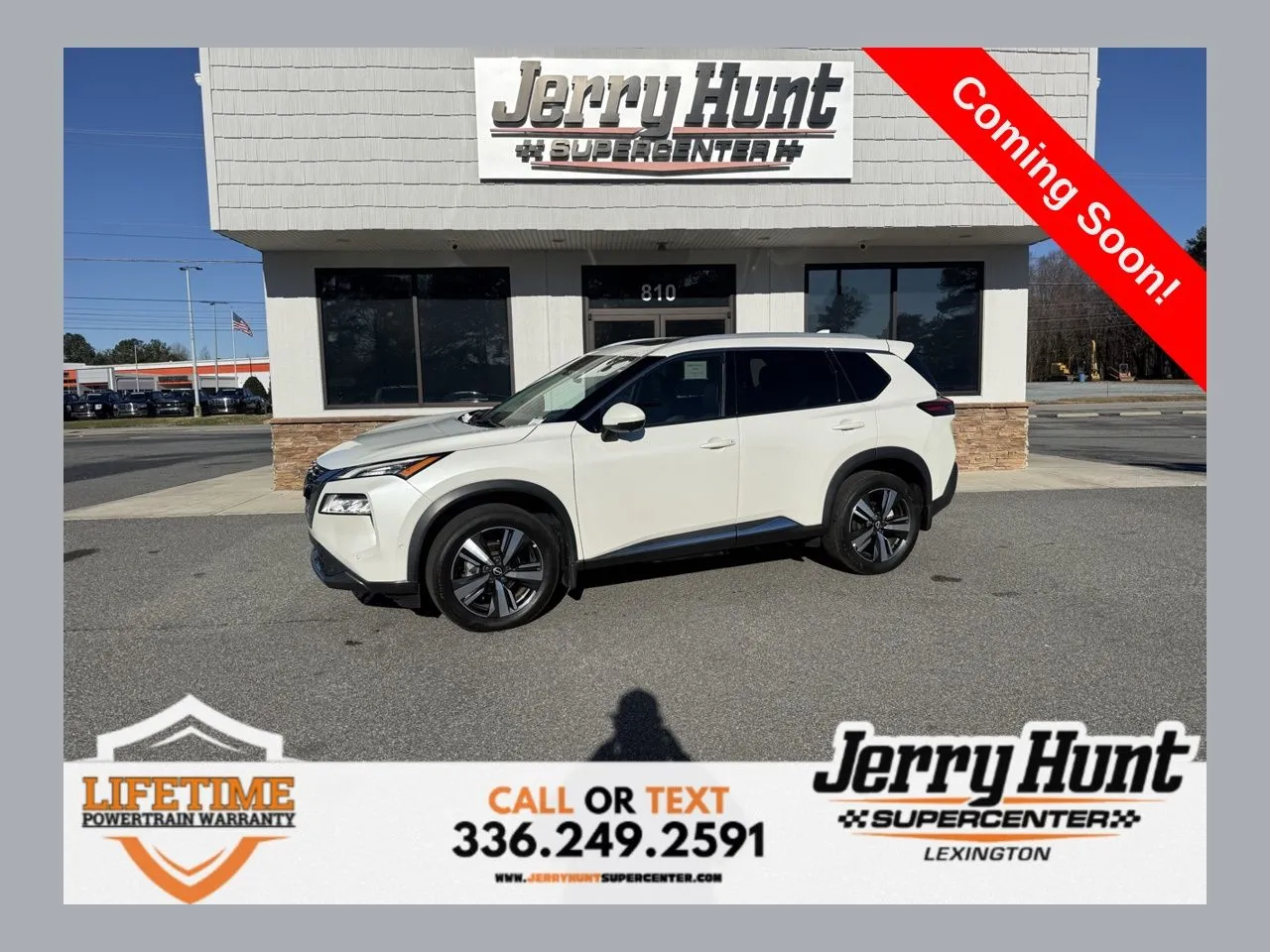 White 2023 Nissan Rogue SL for sale in Lexington, NC