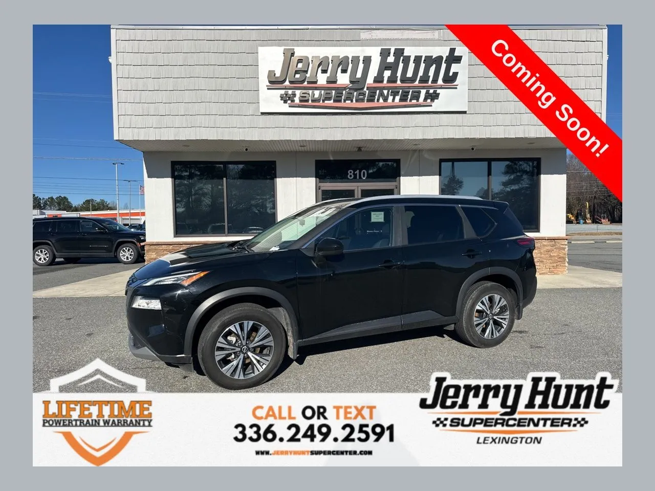 Black 2023 Nissan Rogue SV for sale in Lexington, NC