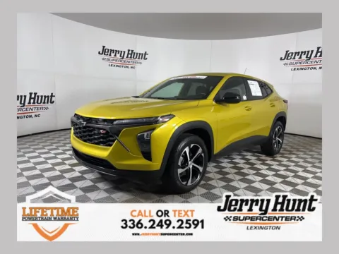 Yellow 2024 Chevrolet Trax 1RS for sale in Lexington, NC