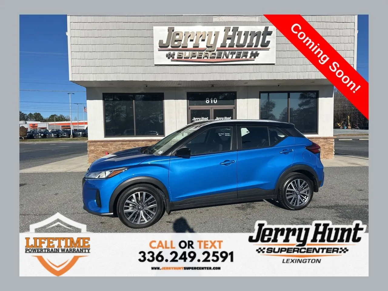 Blue 2024 Nissan Kicks SV for sale in Lexington, NC