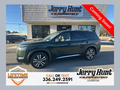 Green 2024 Nissan Pathfinder Platinum for sale in Lexington, NC