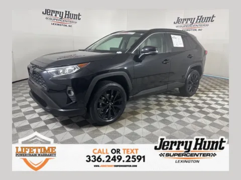 Black 2021 Toyota RAV4 XLE Premium for sale in Lexington, NC