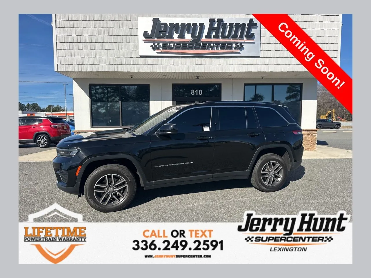 Black 2024 Jeep Grand Cherokee Laredo for sale in Lexington, NC