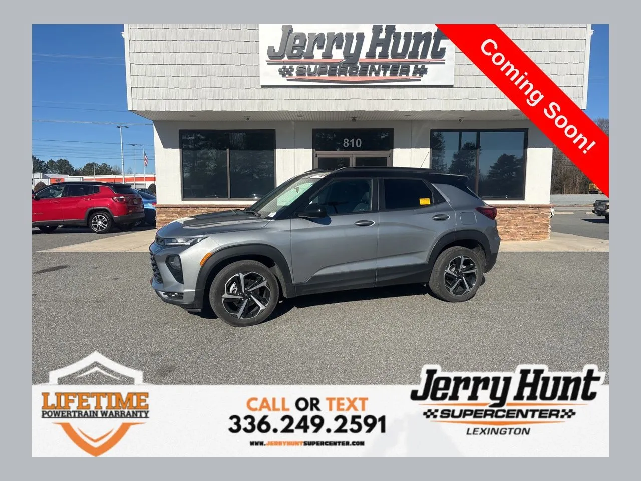 Gray 2023 Chevrolet TrailBlazer RS for sale in Lexington, NC