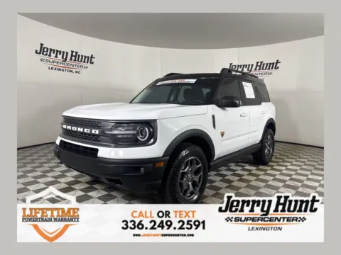 White 2024 Ford Bronco Sport Badlands for sale in Lexington, NC