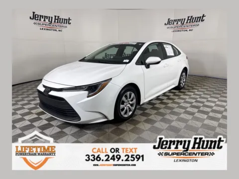 White 2024 Toyota Corolla LE for sale in Lexington, NC