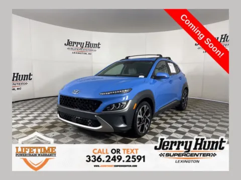 Blue 2023 Hyundai Kona Limited for sale in Lexington, NC