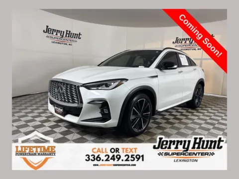 White 2025 INFINITI QX55 LUXE for sale in Lexington, NC