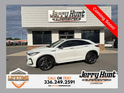 White 2025 INFINITI QX55 LUXE for sale in Lexington, NC