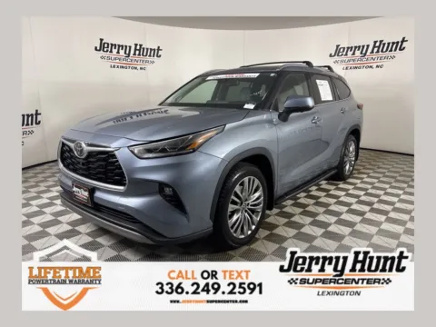 Gray 2024 Toyota Highlander Platinum for sale in Lexington, NC