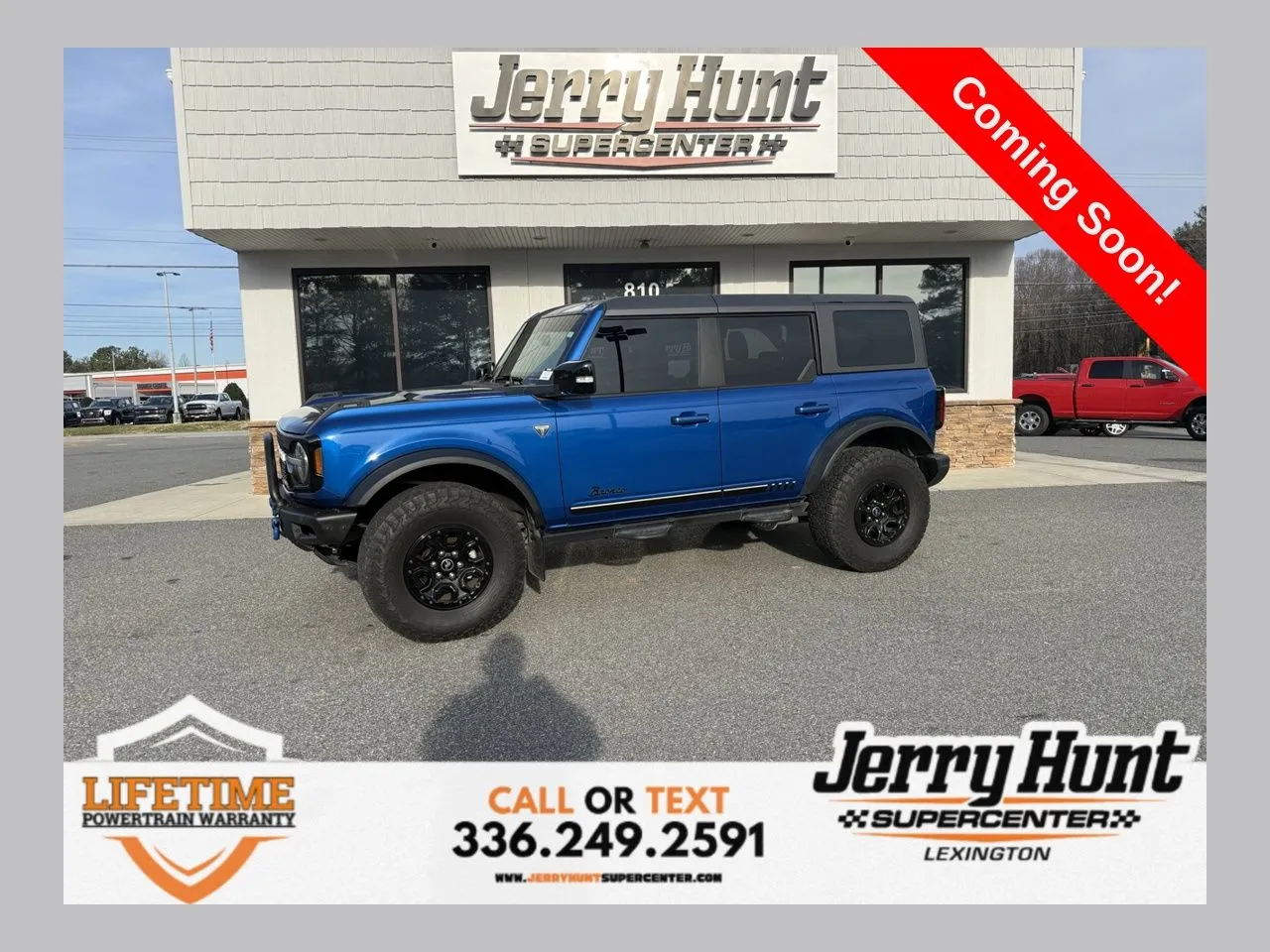 Blue 2021 Ford Bronco First Edition for sale in Lexington, NC