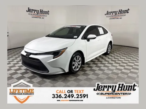 White 2025 Toyota Corolla LE for sale in Lexington, NC