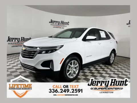 White 2023 Chevrolet Equinox LT for sale in Lexington, NC