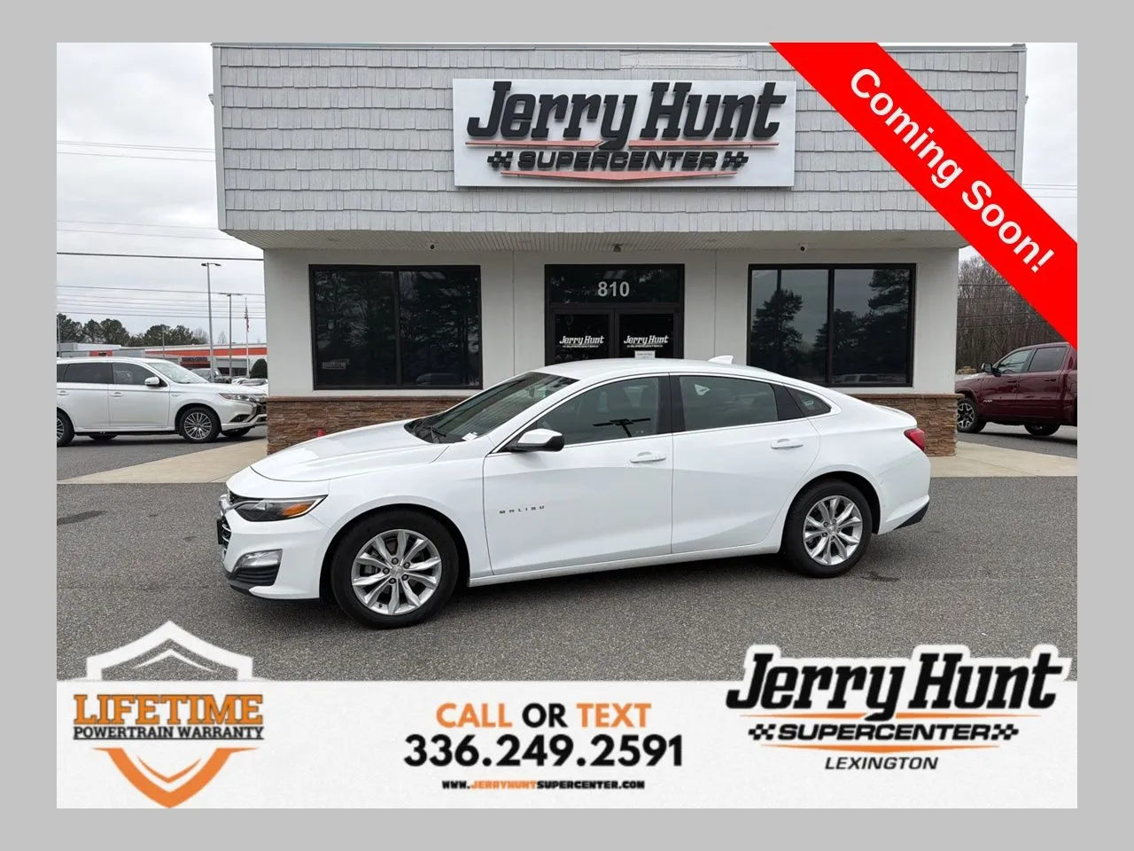 White 2024 Chevrolet Malibu LT for sale in Lexington, NC