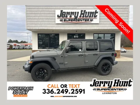 Gray 2021 Jeep Wrangler Unlimited Sport Altitude for sale in Lexington, NC