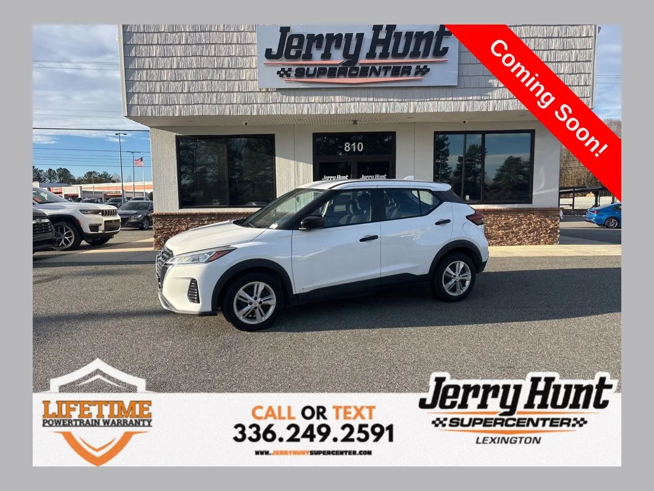 White 2022 Nissan Kicks S for sale in Lexington, NC