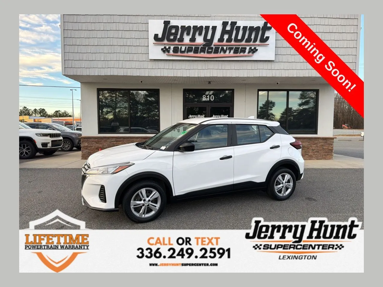 White 2023 Nissan Kicks S for sale in Lexington, NC