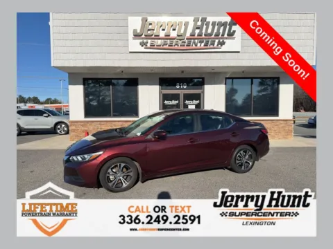 Red 2021 Nissan Sentra SV for sale in Lexington, NC