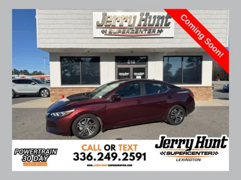 Red 2021 Nissan Sentra SV for sale in Lexington, NC