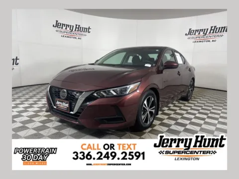 Red 2021 Nissan Sentra SV for sale in Lexington, NC
