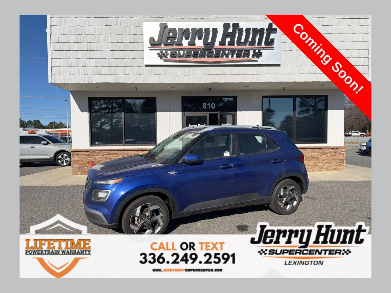 Blue 2022 Hyundai Venue SEL for sale in Lexington, NC