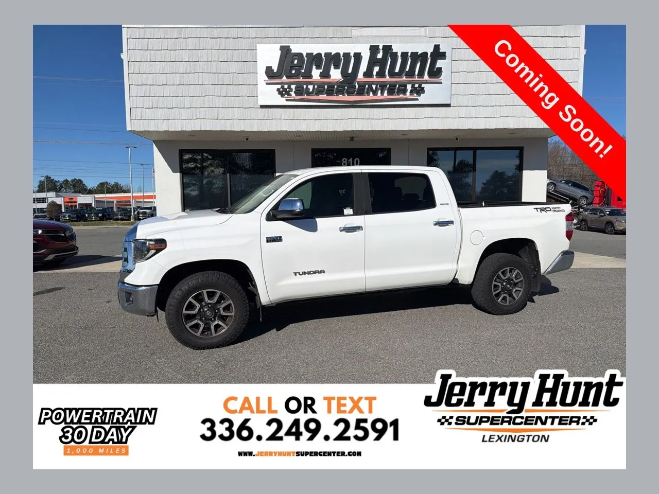 White 2019 Toyota Tundra Limited for sale in Lexington, NC