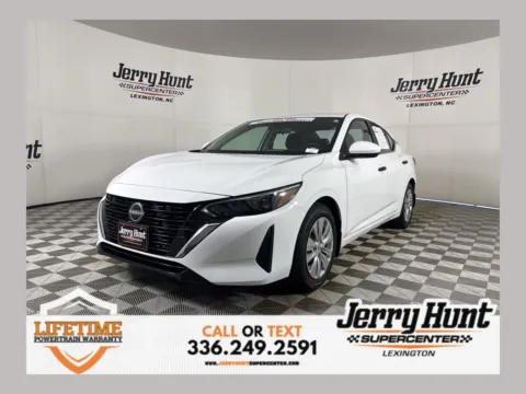 White 2024 Nissan Sentra S for sale in Lexington, NC