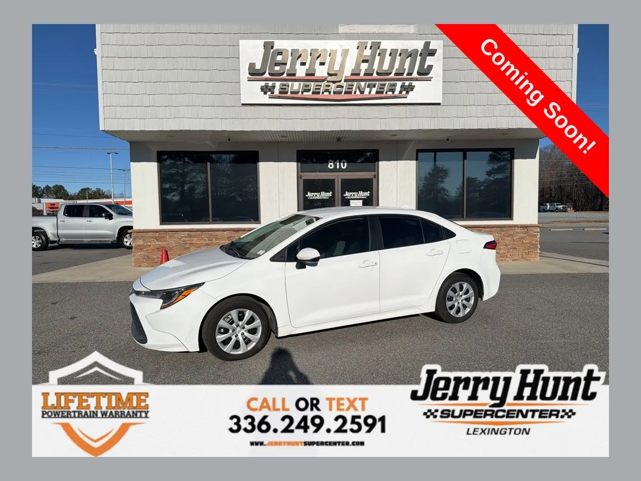 White 2024 Toyota Corolla LE for sale in Lexington, NC