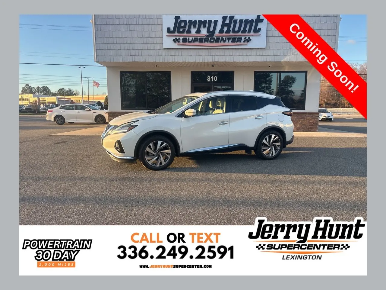 White 2019 Nissan Murano SL for sale in Lexington, NC