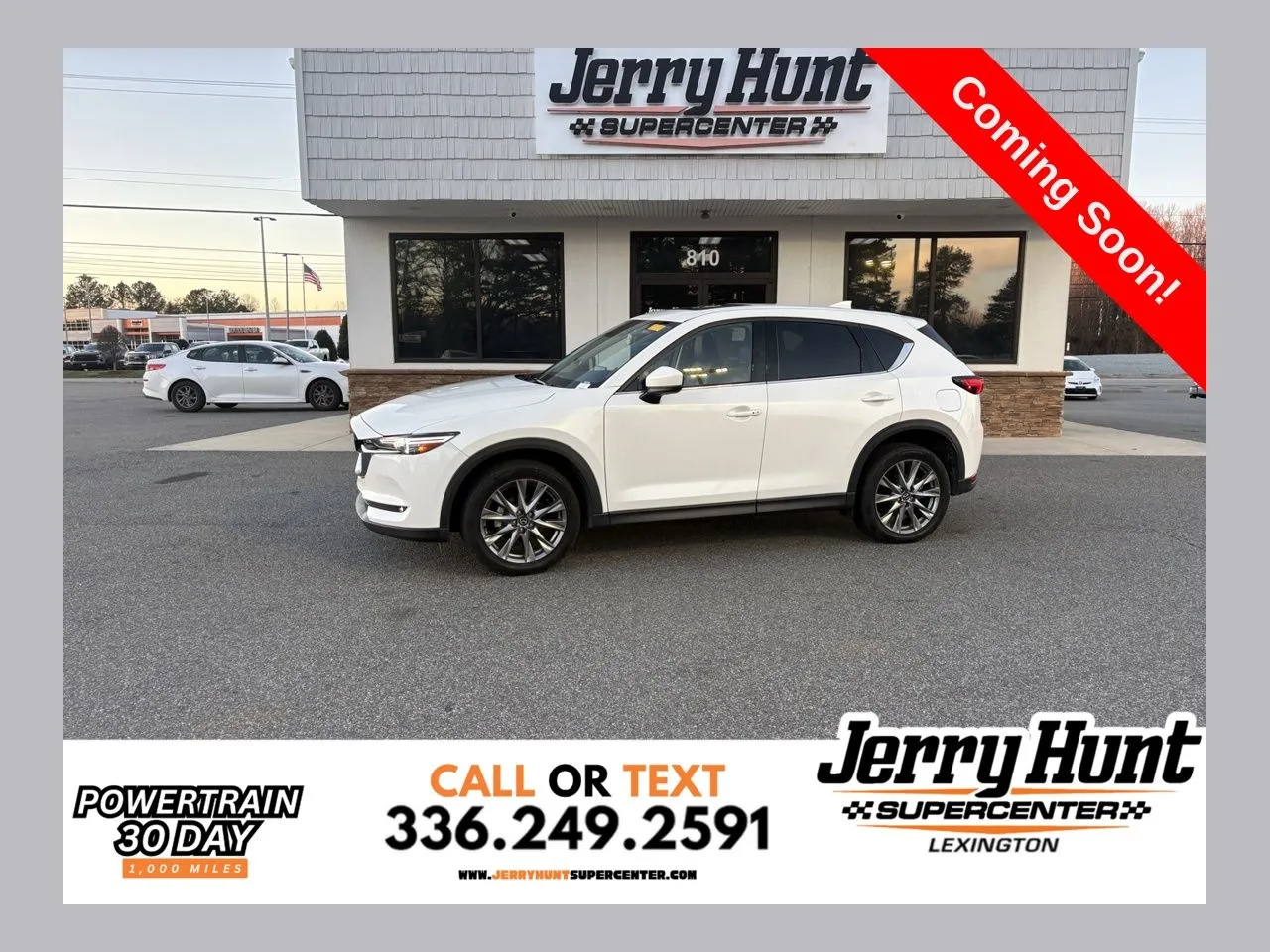 White 2021 Mazda CX-5 Grand Touring for sale in Lexington, NC