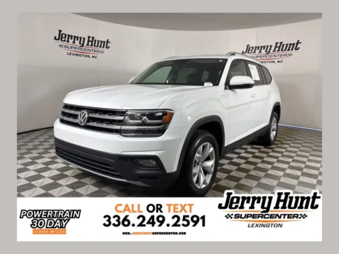 White 2019 Volkswagen Atlas 3.6L V6 SE for sale in Lexington, NC