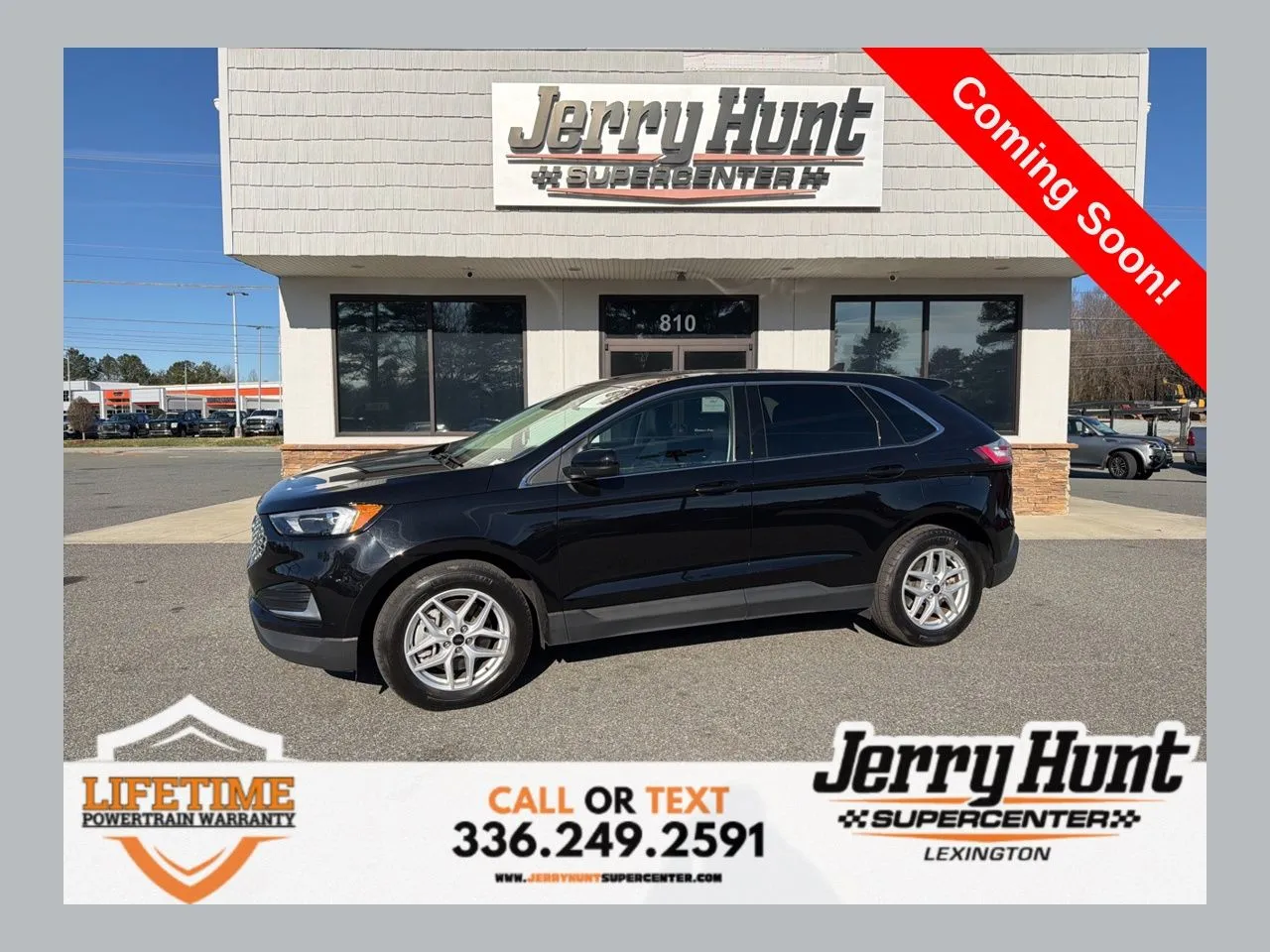 Black 2024 Ford Edge SEL for sale in Lexington, NC