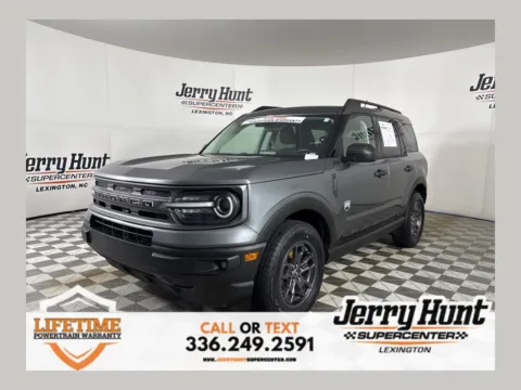 Gray 2022 Ford Bronco Sport Big Bend for sale in Lexington, NC