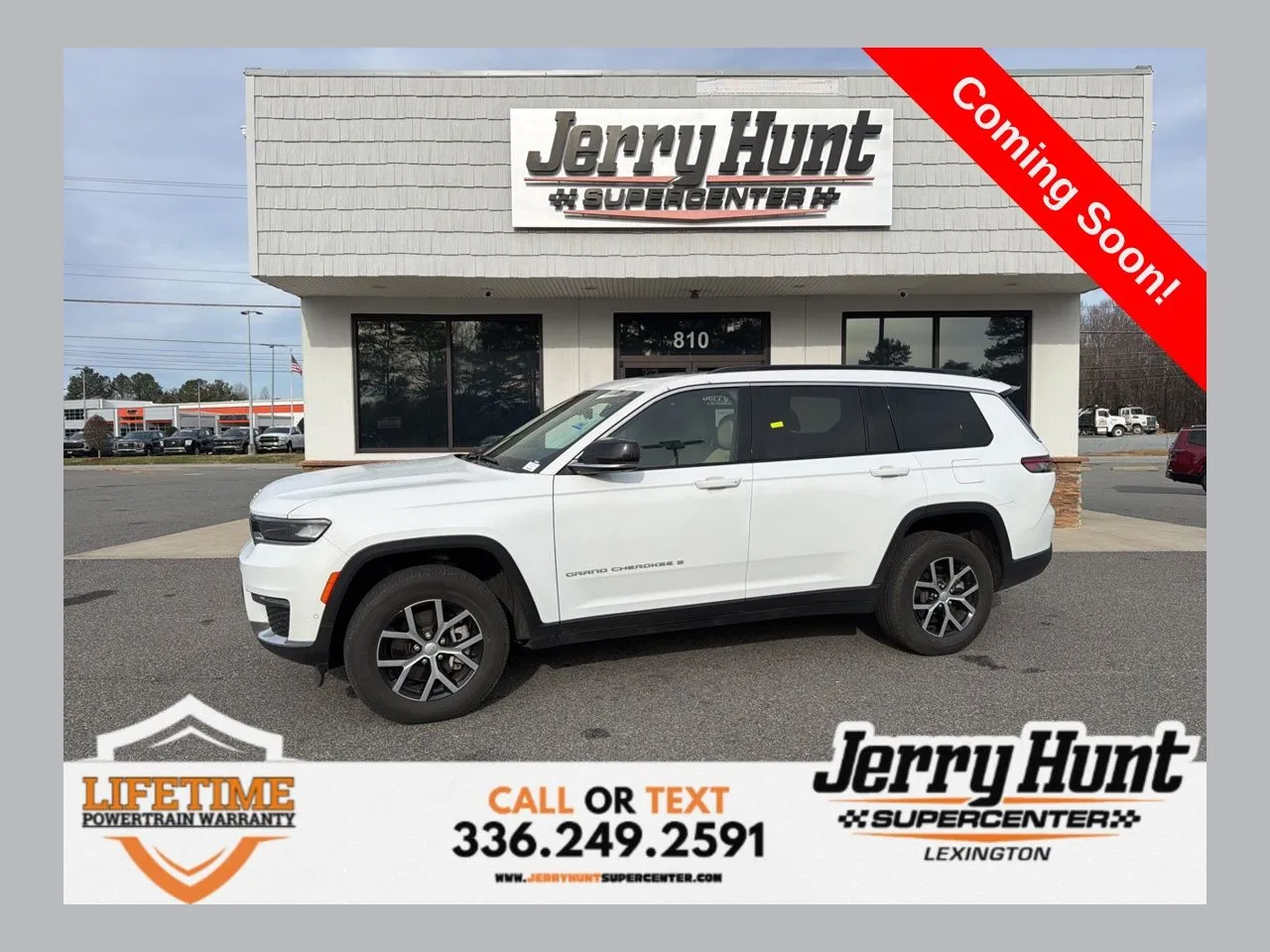 White 2024 Jeep Grand Cherokee L Limited for sale in Lexington, NC