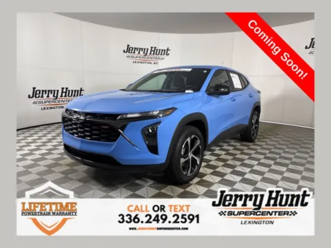 Blue 2024 Chevrolet Trax 1RS for sale in Lexington, NC