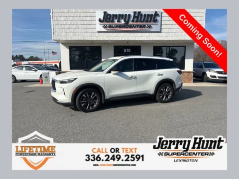 White 2023 INFINITI QX60 LUXE for sale in Lexington, NC