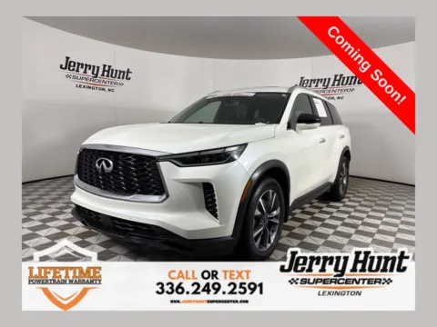 White 2023 INFINITI QX60 LUXE for sale in Lexington, NC