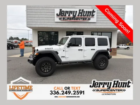 White 2024 Jeep Wrangler Willys for sale in Lexington, NC