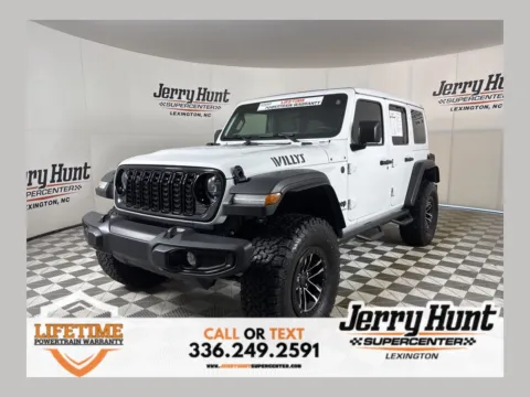 White 2024 Jeep Wrangler Willys for sale in Lexington, NC