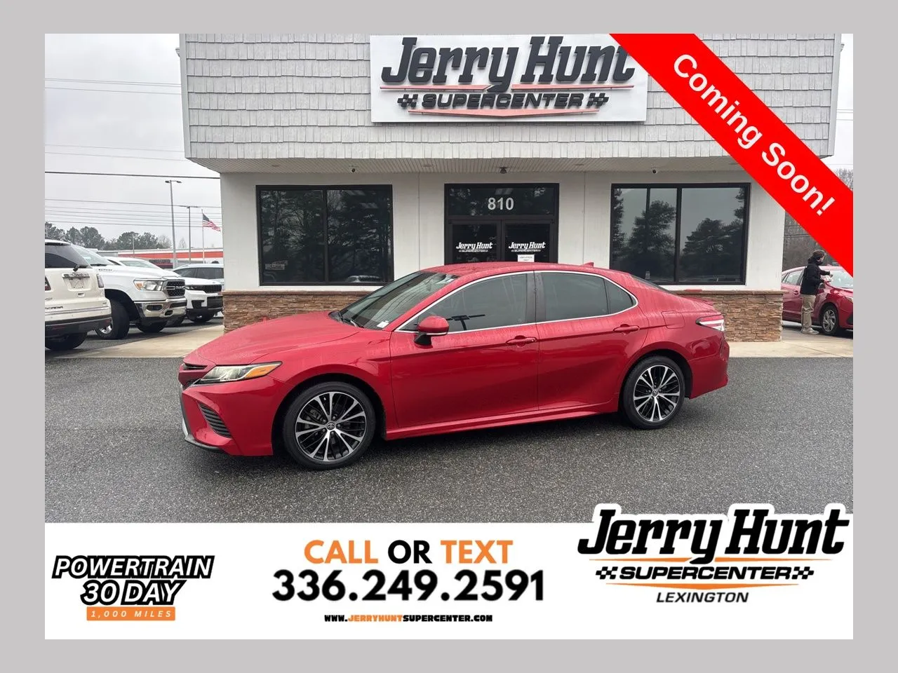 Red 2020 Toyota Camry SE for sale in Lexington, NC