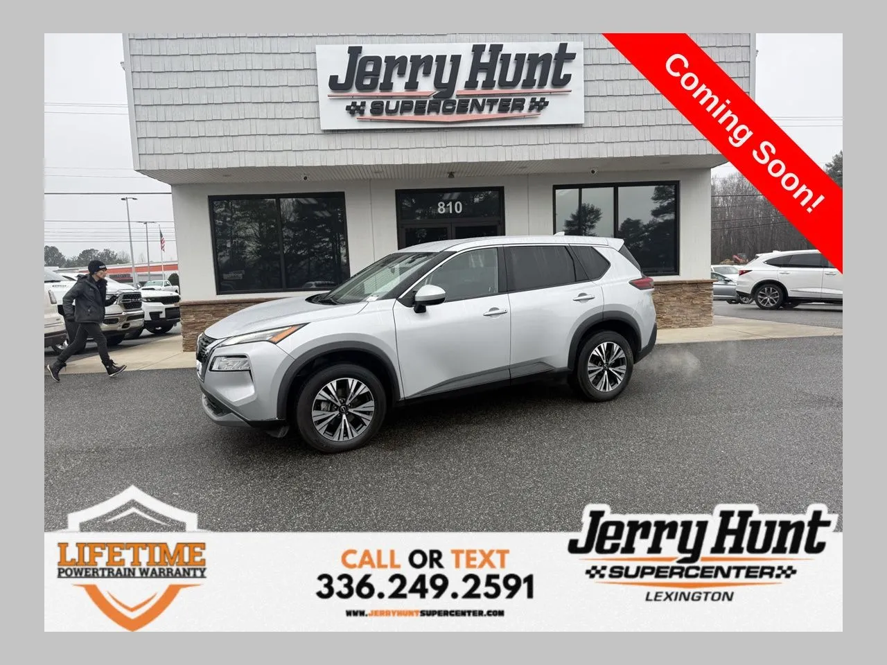 Silver 2023 Nissan Rogue SV for sale in Lexington, NC