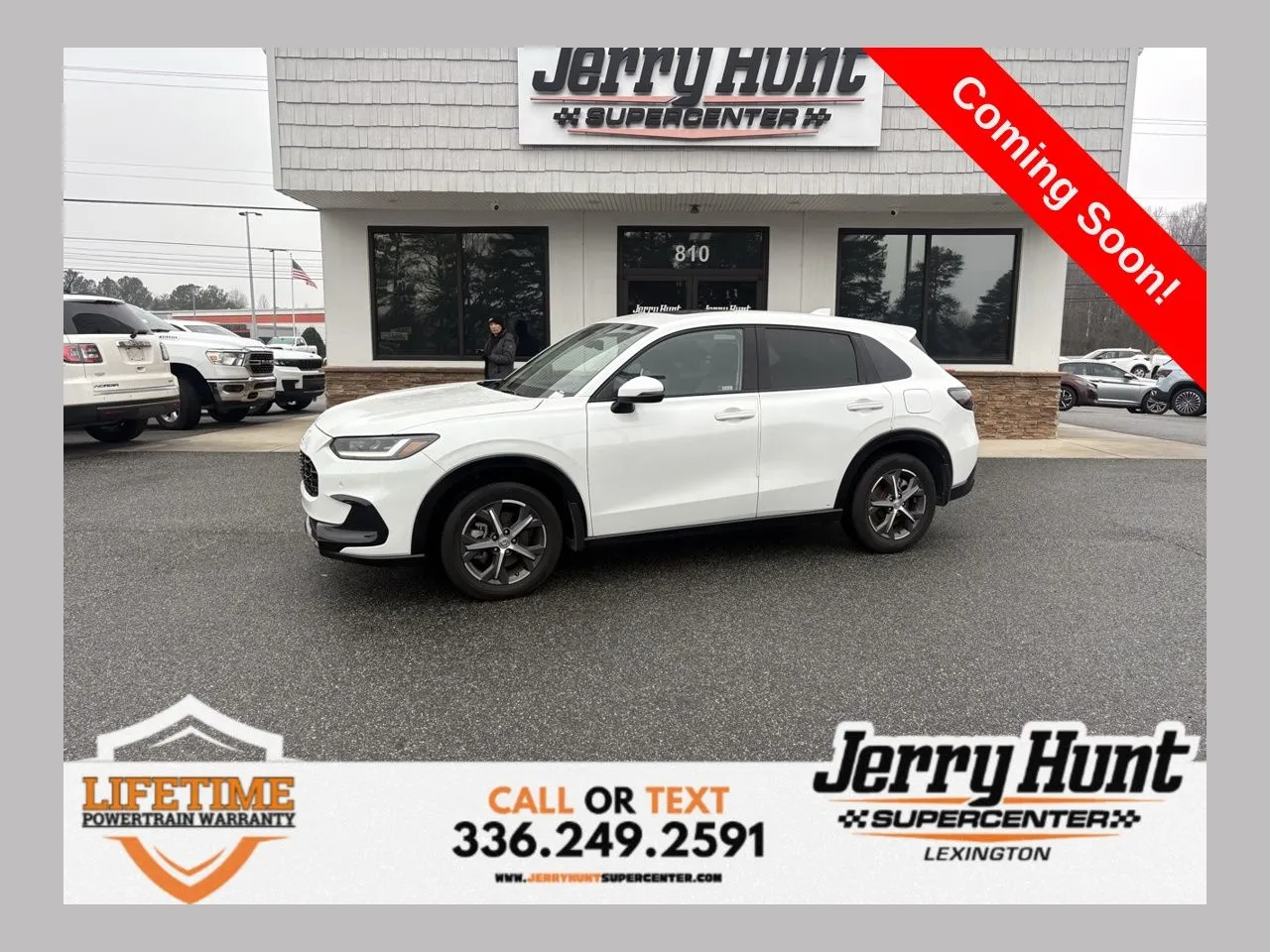 White 2024 Honda HR-V EX-L for sale in Lexington, NC