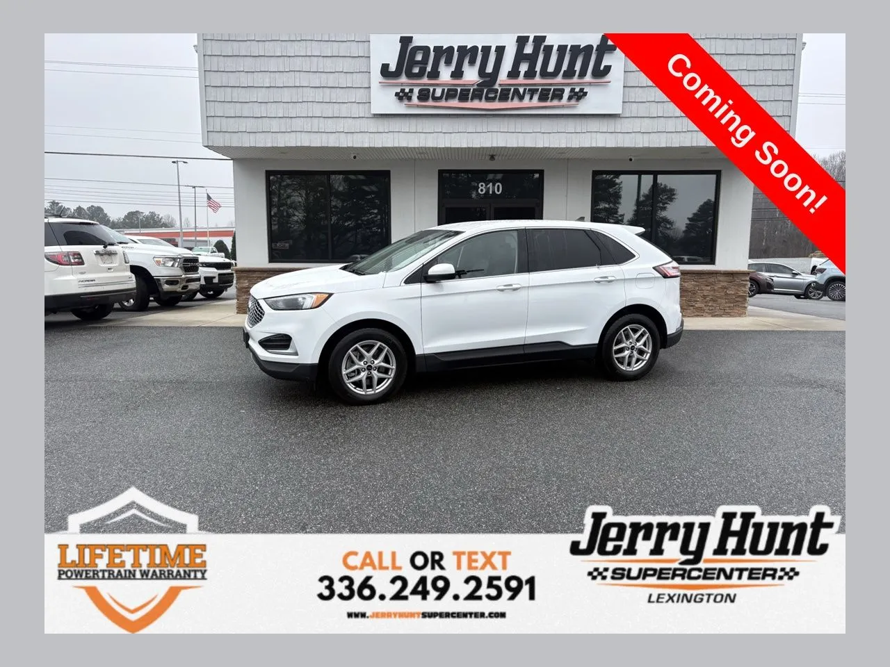 White 2024 Ford Edge SEL for sale in Lexington, NC