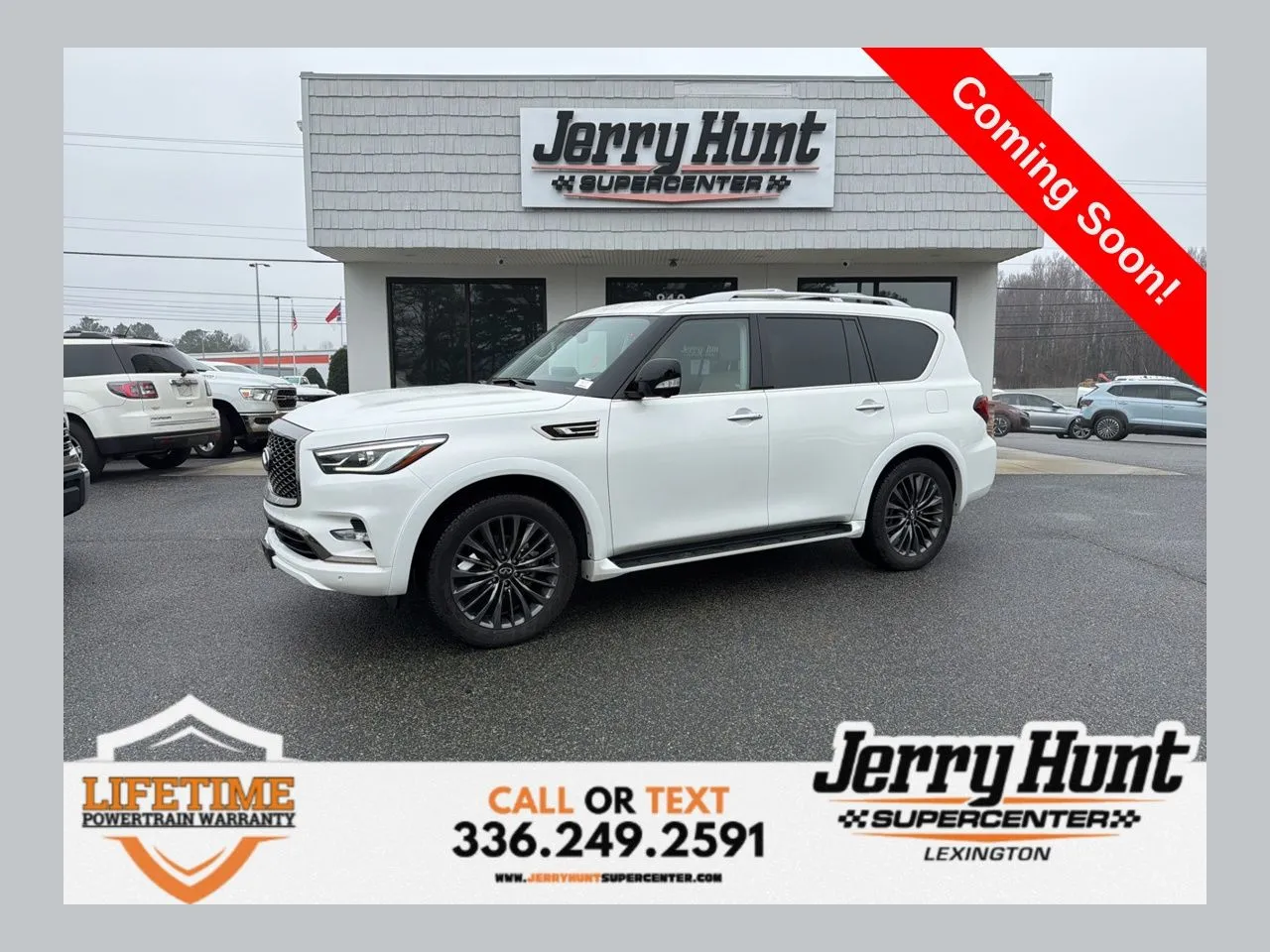 White 2024 INFINITI QX80 Premium Select for sale in Lexington, NC