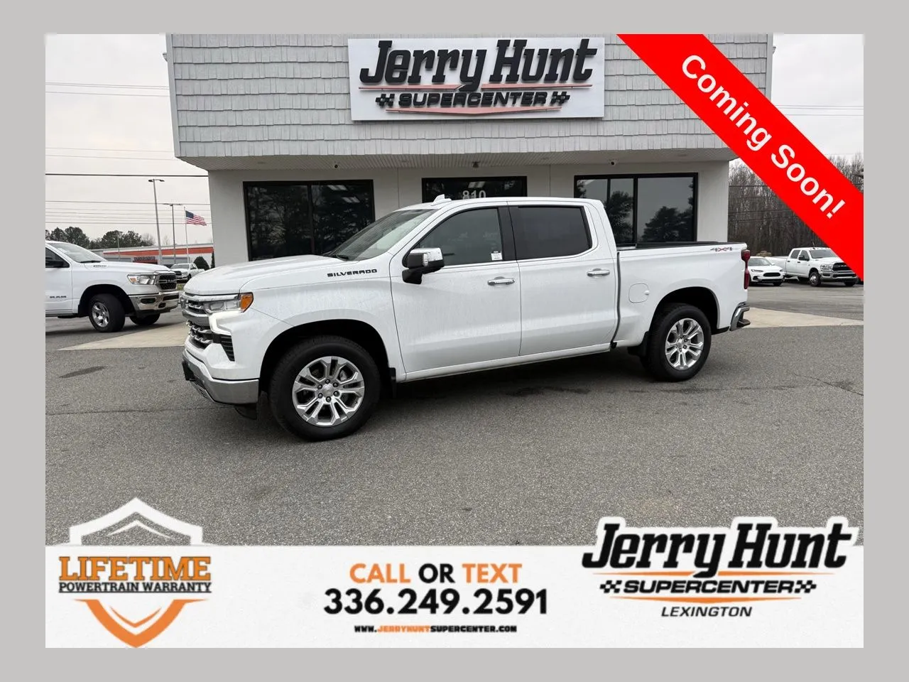 White 2022 Chevrolet Silverado 1500 LTZ for sale in Lexington, NC